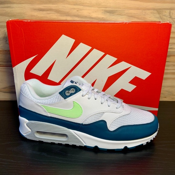 New Nike Air Max 90/1 Spruce Lime Blast Running - Picture 8 of 8